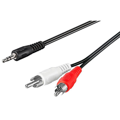 Goobay 3.5 mm Jack> 2x Tulp