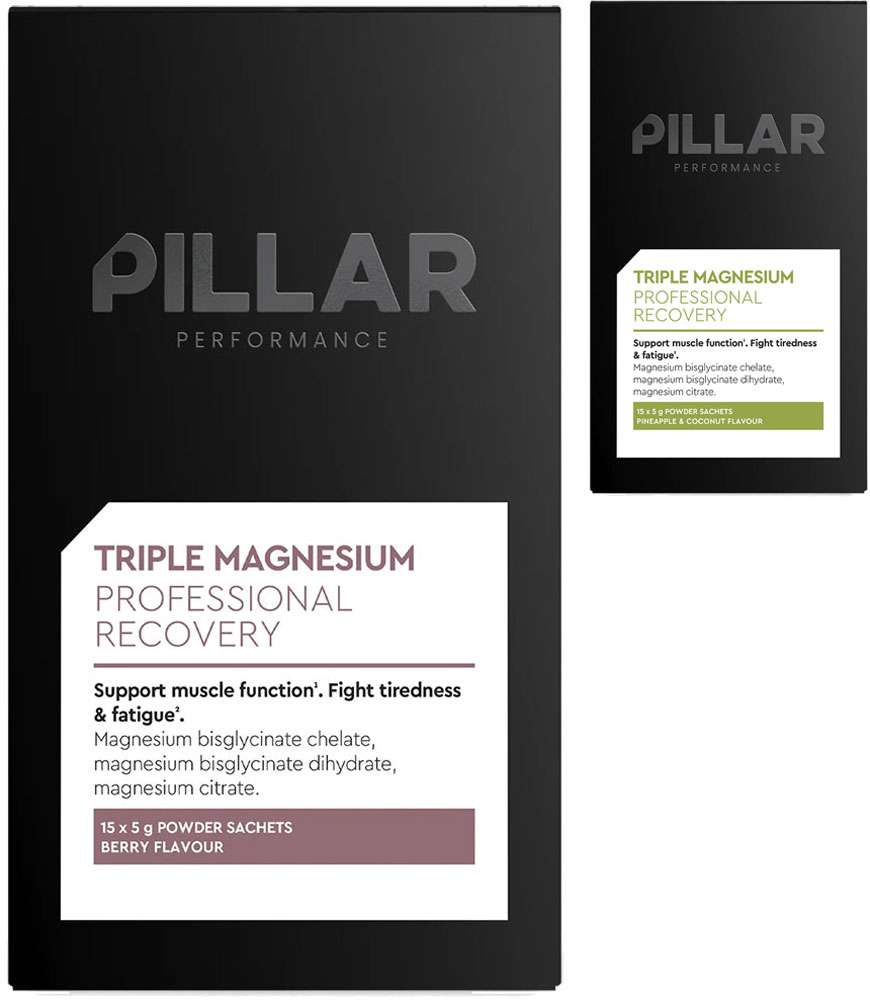 Zaino da viaggio Pillar Performance triplo magnesio 15x5g