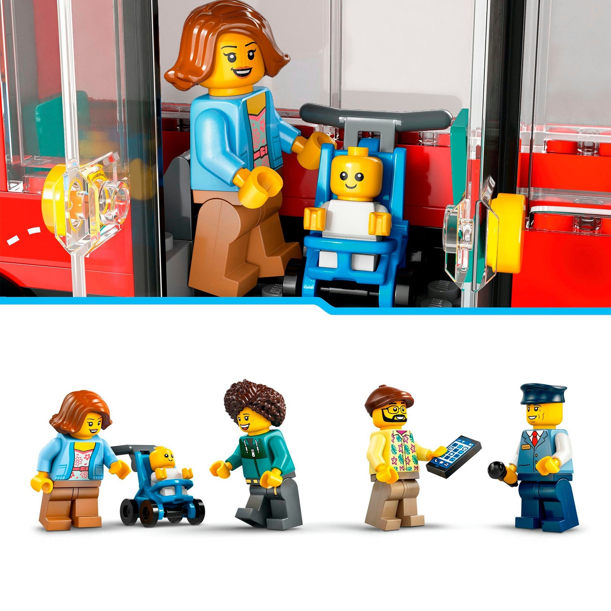 LEGO LEGO CITY 60407 Turista Red Red Double Cock