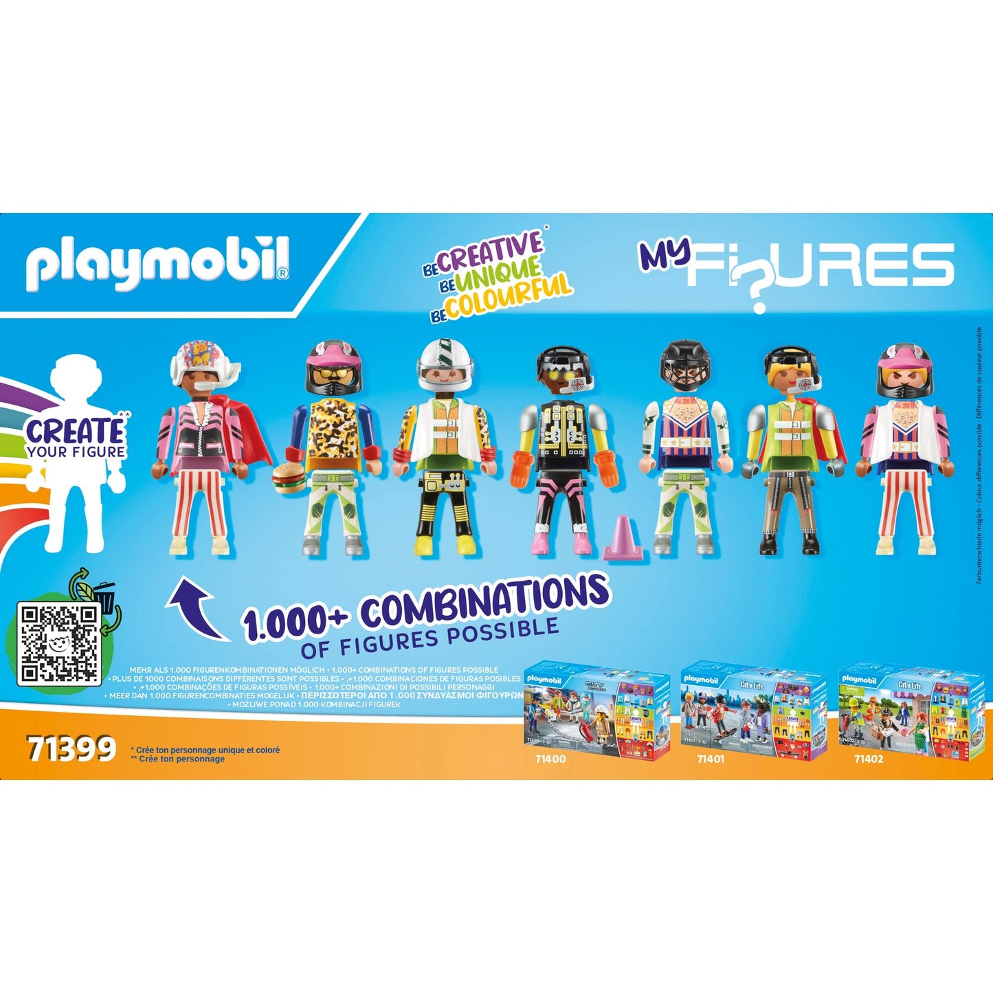Playmobil my figures - stuntshow constructiespeelgoed (71399)