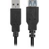 Sharkoon usb 3.0 verlengkabel (zwart, 3 meter)