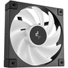 Ventiladores de caja Deepcool fd12 argb (negro, 3 piezas, 120 x 120 x 25 mm, pwm, 3 piezas, conector de ventilador pwm de 4 pines)
