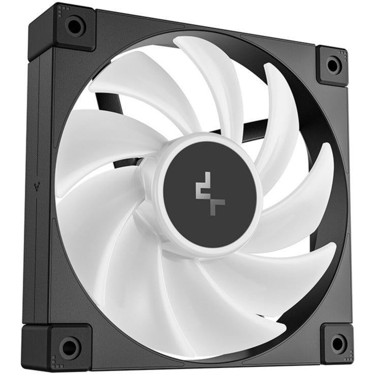 Ventiladores de caja Deepcool fd12 argb (negro, 3 piezas, 120 x 120 x 25 mm, pwm, 3 piezas, conector de ventilador pwm de 4 pines)