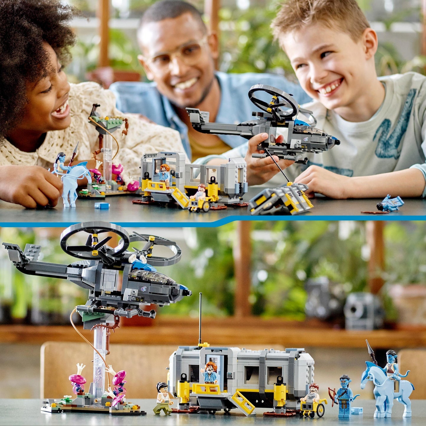 Lego avatar - montañas flotantes: sitio 26 rda samson juguetes de construcción (75573)