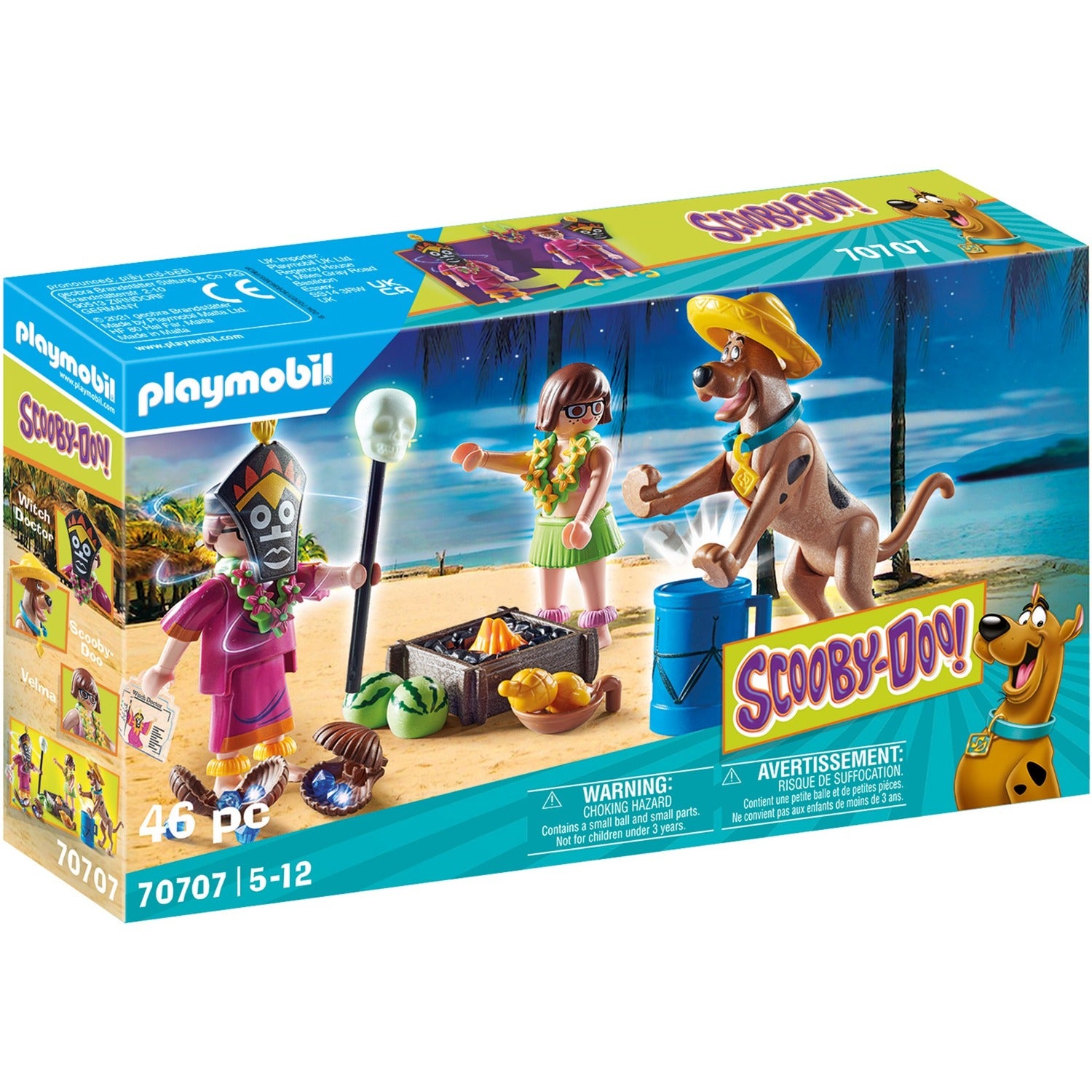 Playmobil scooby-doo! avontuur met witch doctor - 70707