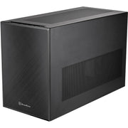 Silverstone sugo 17 mini tower behuizing (zwart | 2x usb-a | 1x usb-c) - afbeelding 3