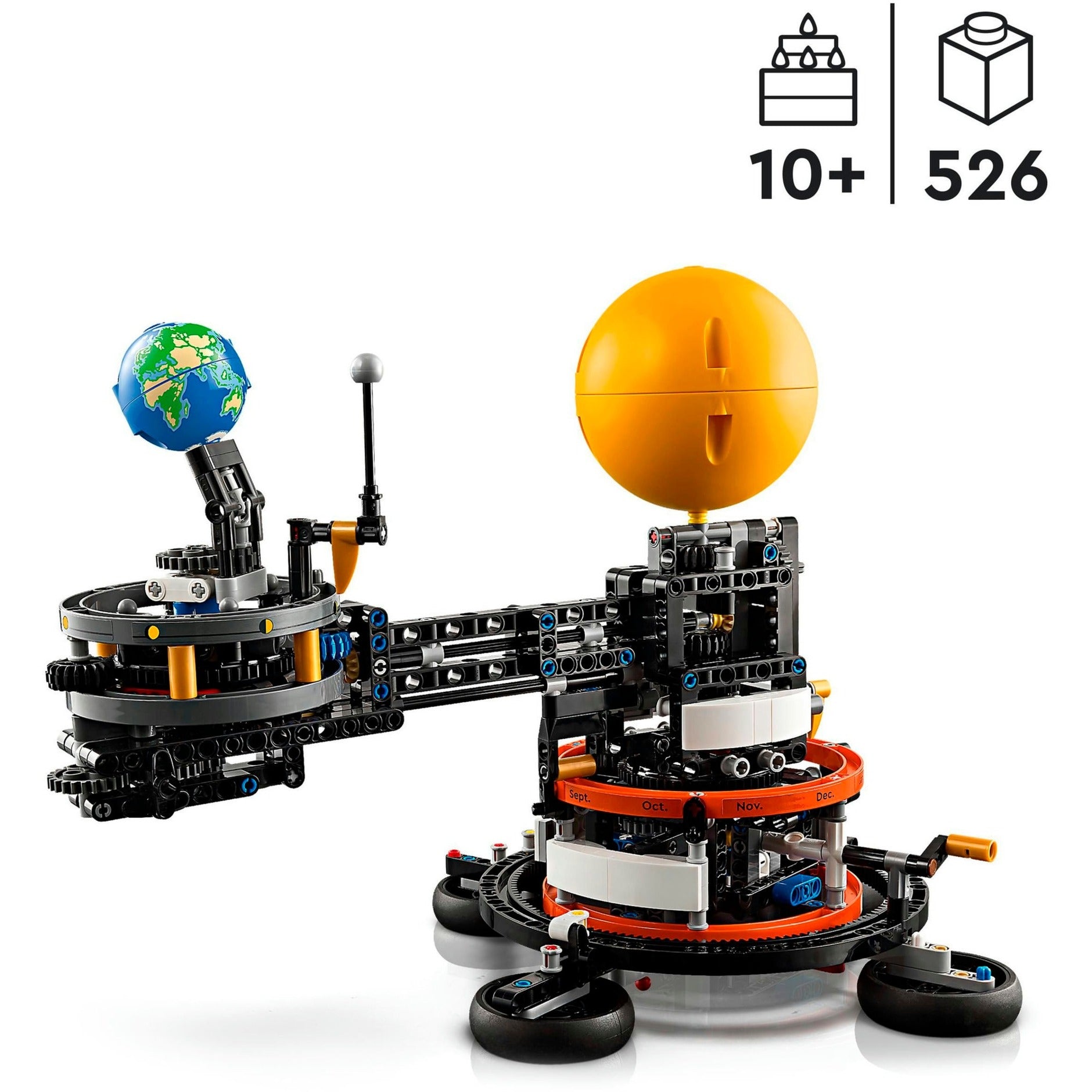 LEGO Technic 42179 Planet Earth y en órbita