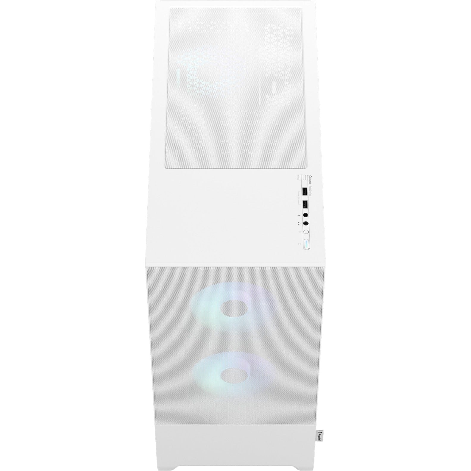 Diseño fractal Pop Air RGB White TG Clear Tint