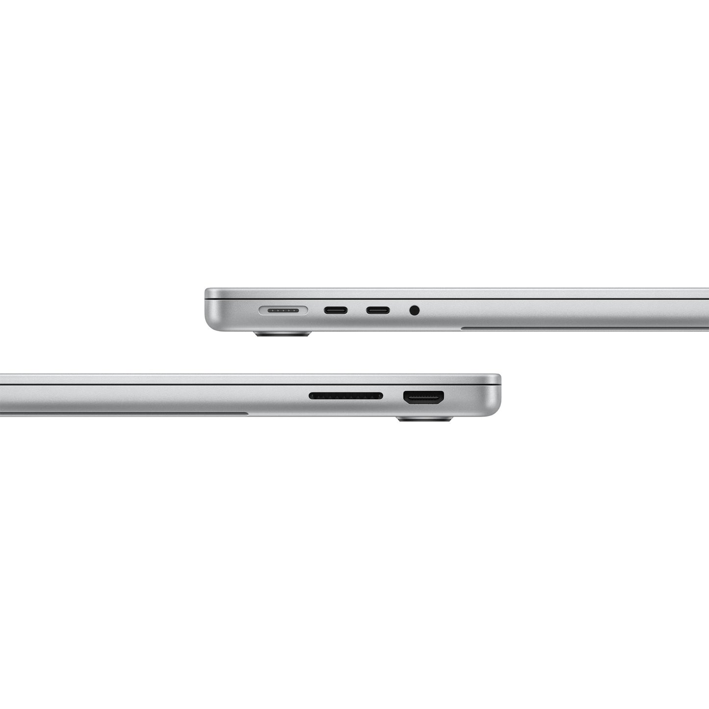 Apple MacBook Pro 2023 14 (mr7j3n a) portátil reacondicionado (plateado | m3 8 núcleos | GPU de 10 núcleos | 8 GB de RAM | 512 GB SSD)