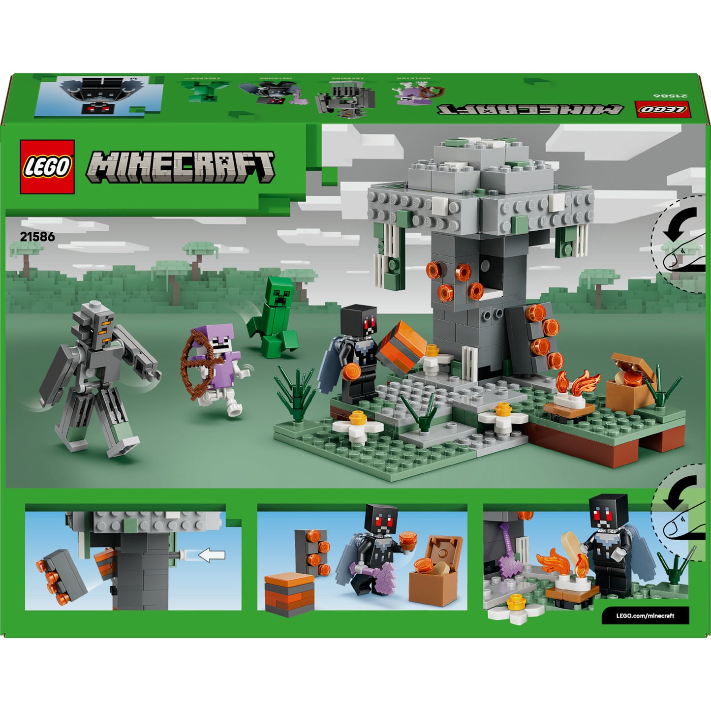 Lego minecraft the pale garden constructiespeelgoed