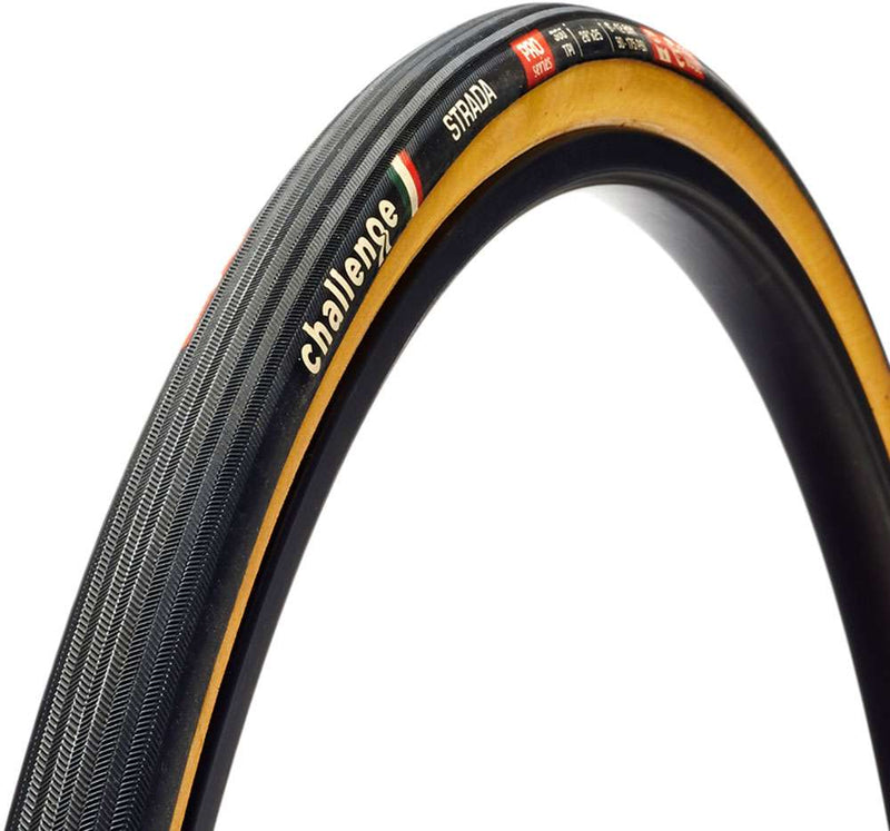 Challenge Strada pro tubular 700x25c negro marrón
