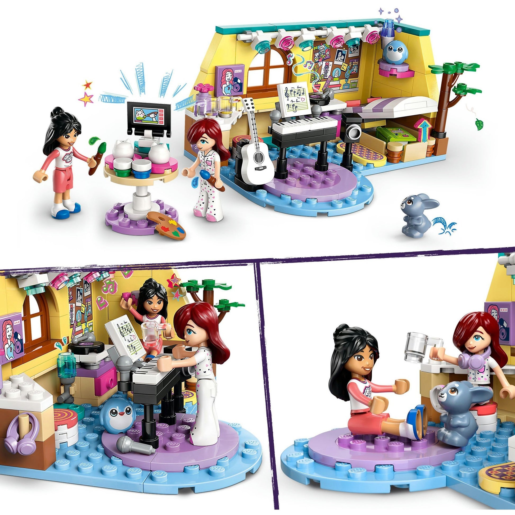 Lego friends paisley's kamer bouwpakket voor kinderen - 42647