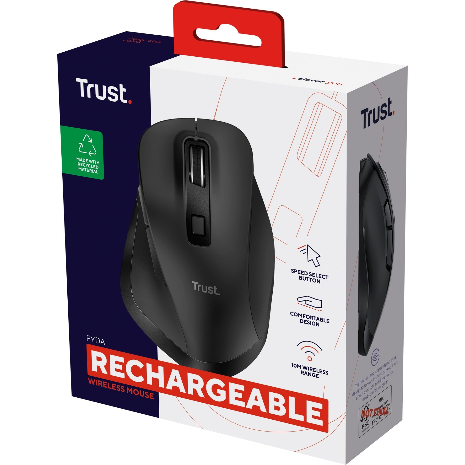 Fidati del mouse wireless Fyda