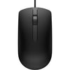 Mouse ottico Dell - ms116 (nero, 1000 dpi)