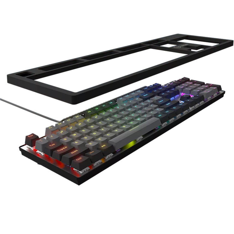 Lorgar azar 514, gaming toetsenbord (zwart, us lay-out, logar dream, rgb)