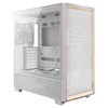 Antec flux midi tower behuizing (wit | 2x usb-a | 1x usb-c | tempered glass)