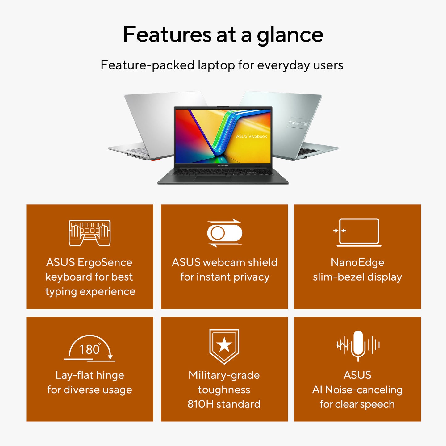 Asus vivobook go 15 e1504fa-bq5403w 15.6 laptop (zwart | ryzen 5 40 | radeon 610m | 8 gb | 512 gb ssd)