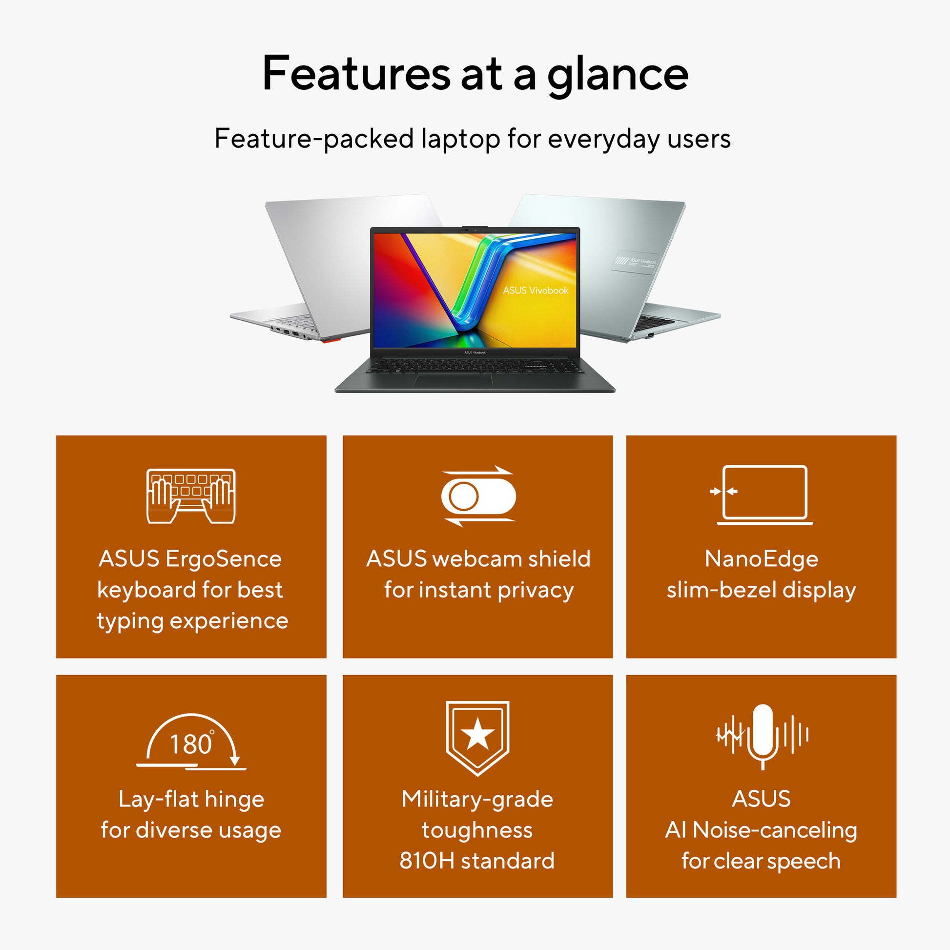 Asus vivobook go 15 e1504fa-bq5403w 15.6 portátil (negro | ryzen 5 40 | radeon 610m | 8 GB | 512 GB SSD)