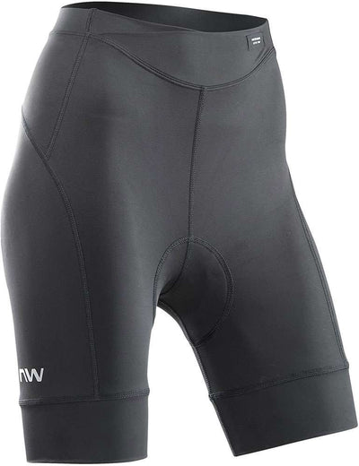 Northwave active - culotte ciclista con badana para mujer