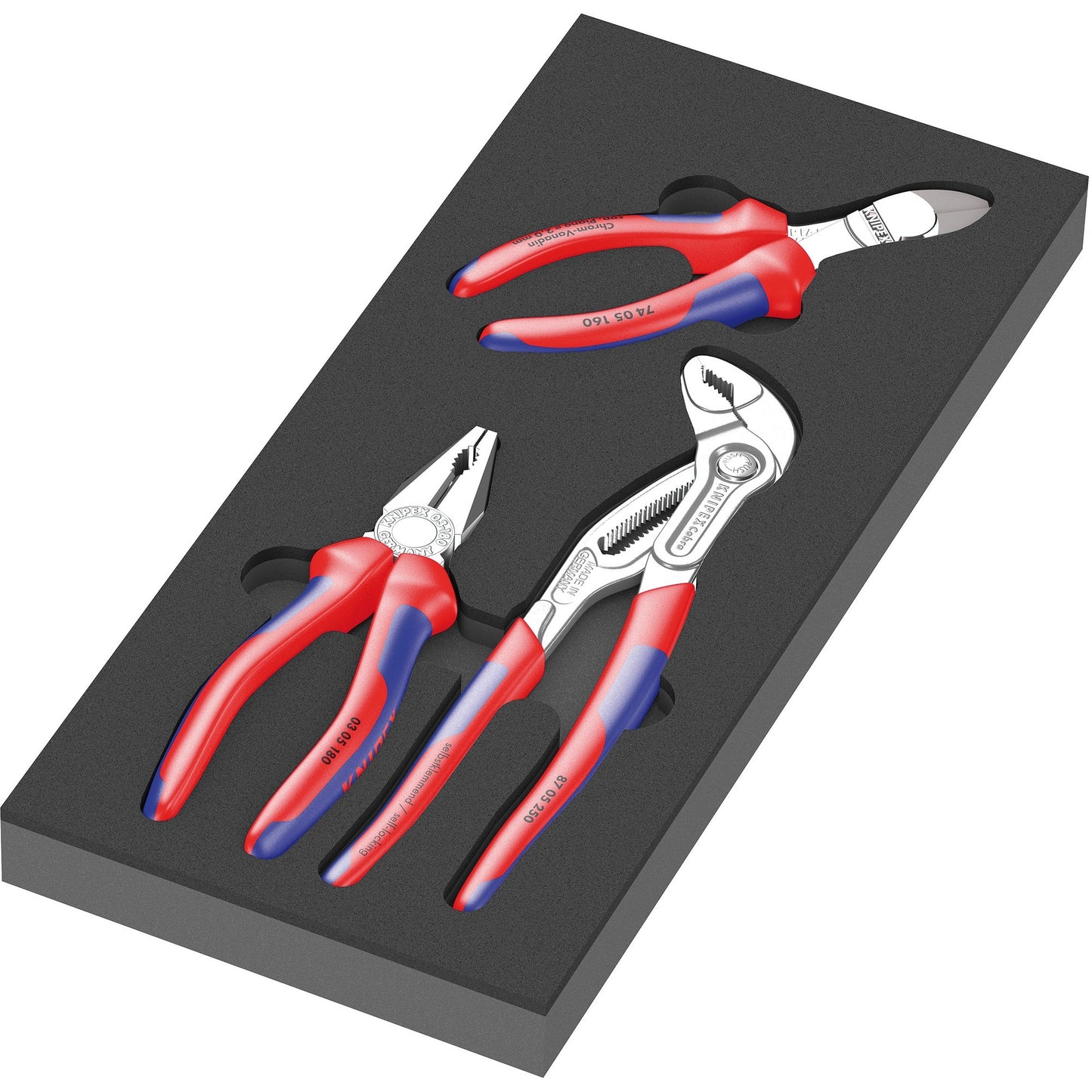 Wera 9780 Inserto schiumogeno con Knipex Tangen SE