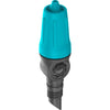 Gardena verstelbare einddruppelaar 0–15 l u druppelaar (zwart turquoise, 10 stuks)
