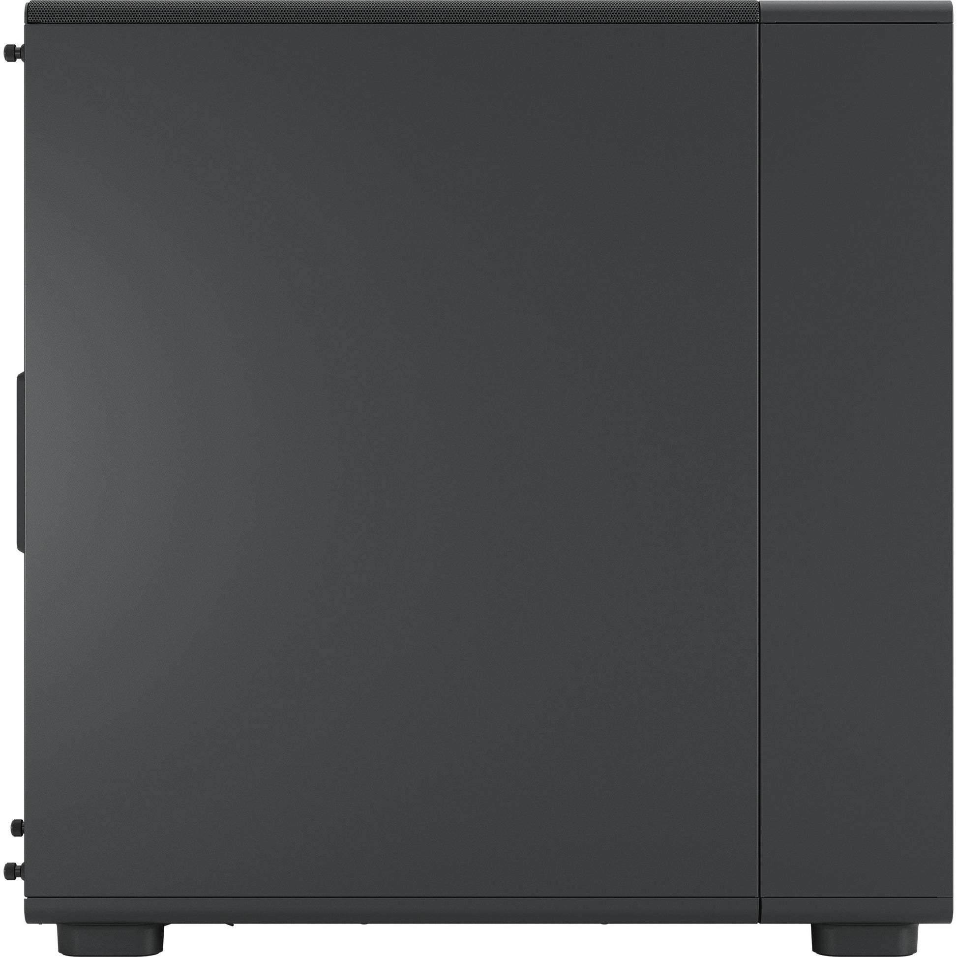 Design frattale epoca XL solido alloggiamento midi tower (nero | 2x USB-A | 1x USB-C)