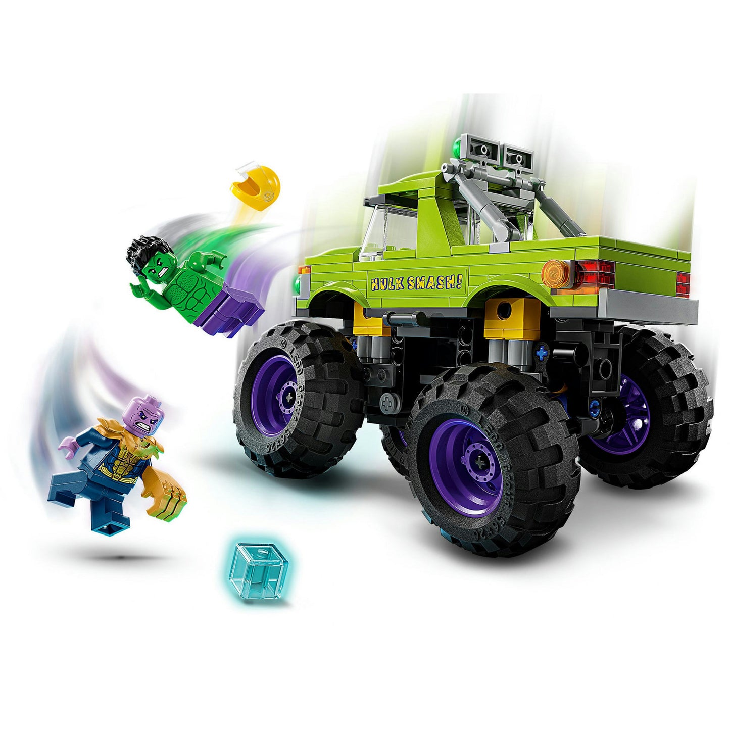 Lego marvel 76312 de hulk truck vs. thanos