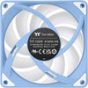 Thermaltake ct120 ex inversa argb sync ventilador de refrigeración para pc hortensia azul (paquete de 3 ventiladores) ventiladores de caja (azul claro, 3 piezas, 120 x 120 x 25 mm, pwm)