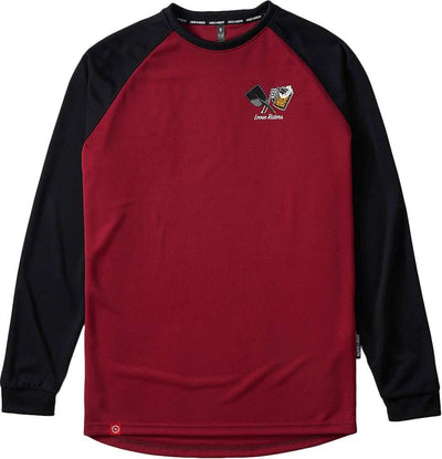 Loose riders dirt sweat beers - mtb long sleeve jersey