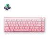 Tastiera da gioco Mchose ace 68 air effetto hall con interruttore magnetico (bianca, layout us (qwerty), kailh magnetic god, 65%, rgb, hot swap, copritasti pbt, usb-c, sensore effetto hall)