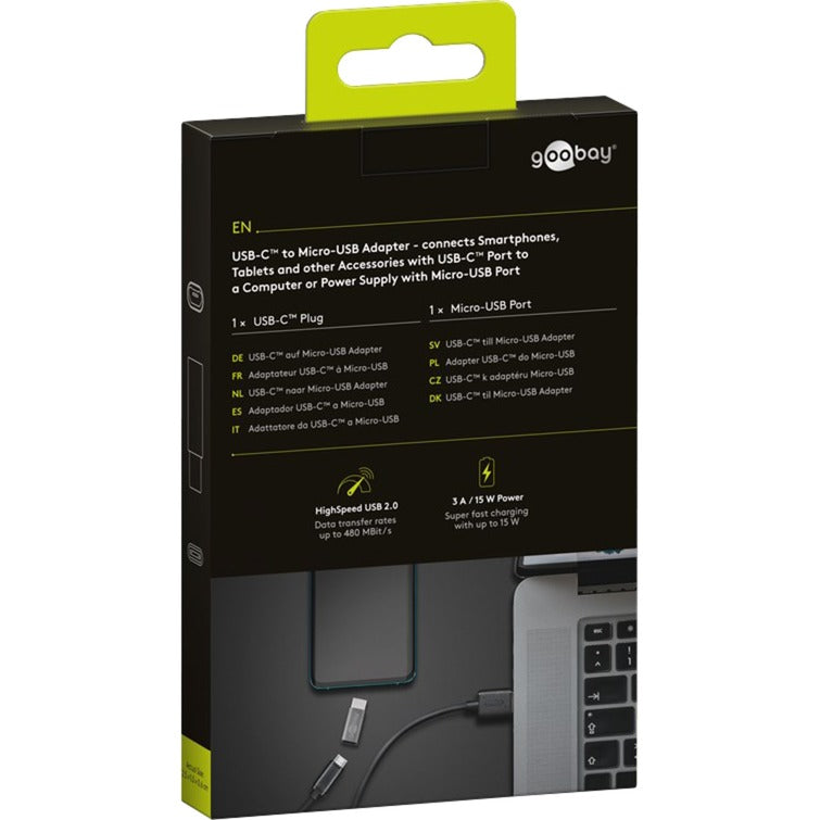 Adattatore di micro-USB da USB-C di Goobay