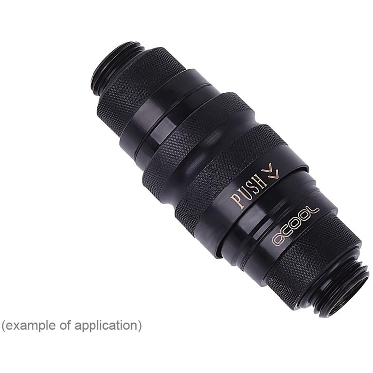 Alphacool eiszapfen tappo a sgancio rapido g1 4 ag - chiusura deep black (nero)