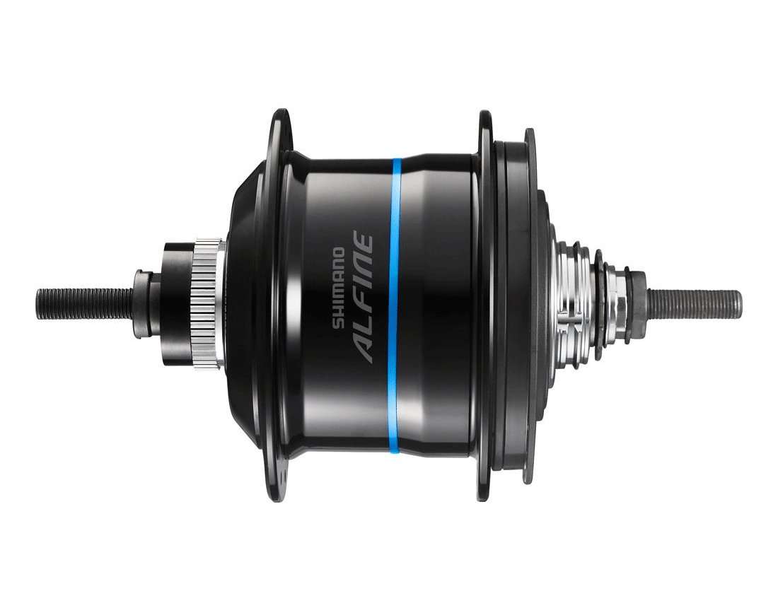 Buje Shimano Alfine Di2 SG-S7051 de 8 velocidades con bloqueo central y engranaje interno