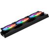 Be quiet! light wings lx pwm high-speed rgb case fans (zwart, 3 stuks, 120 x 120 x 25 mm)