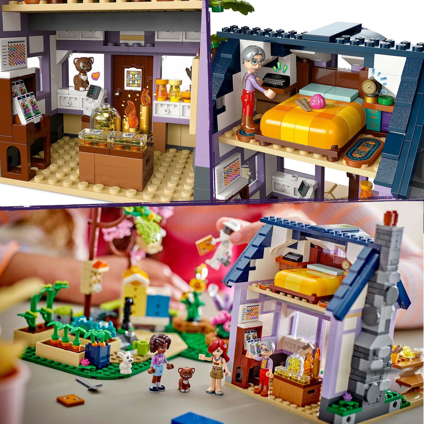 Lego friends - imkershuis en bloementuin constructiespeelgoed (42669)