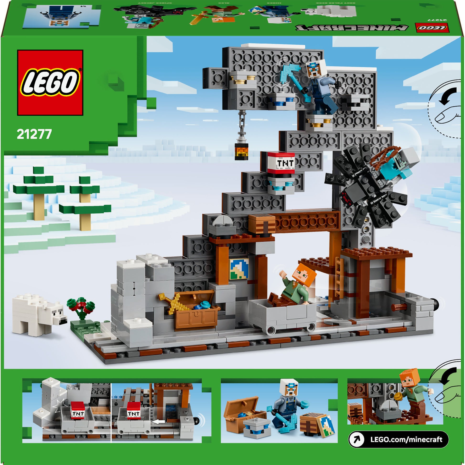 Lego 21277 Minecraft de Pikhouweelmijn