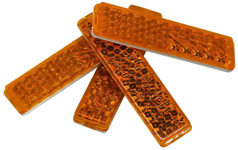 Conjunto de reflectores de pedal magnéticos.