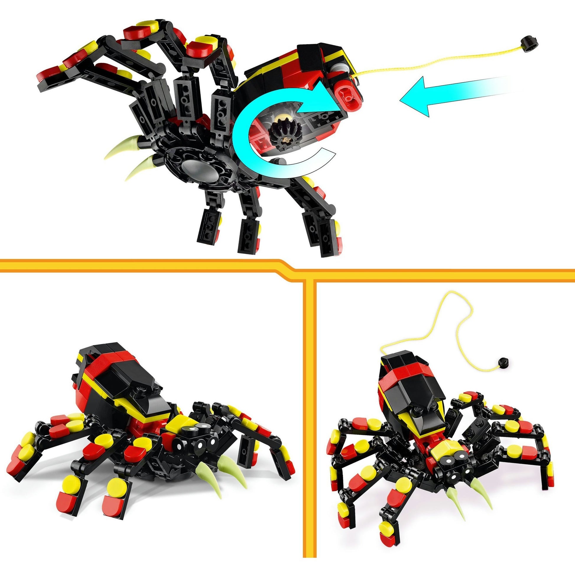 LEGO LEGO Creador 31159 Animales salvajes: araña emocionante
