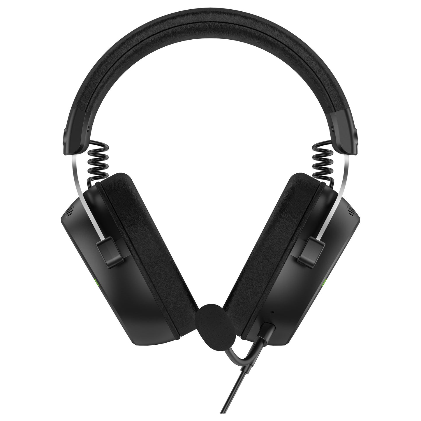 Auriculares supraaurales USB para juegos Hator Hypergang 3 (negro, RGB, sonido envolvente virtual 7.1, USB Bluetooth)