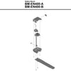 Supporto batteria Shimano Steps bm-en400 per portapacchi posteriore