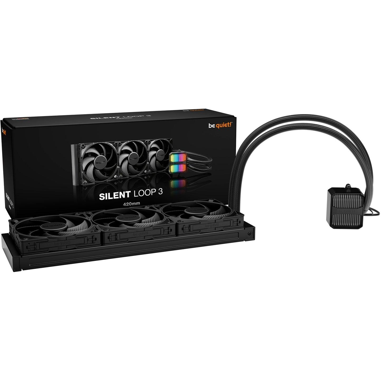 Silenzio! silent loop 3 420 raffreddamento ad acqua (nero, PWM a 4 pin)