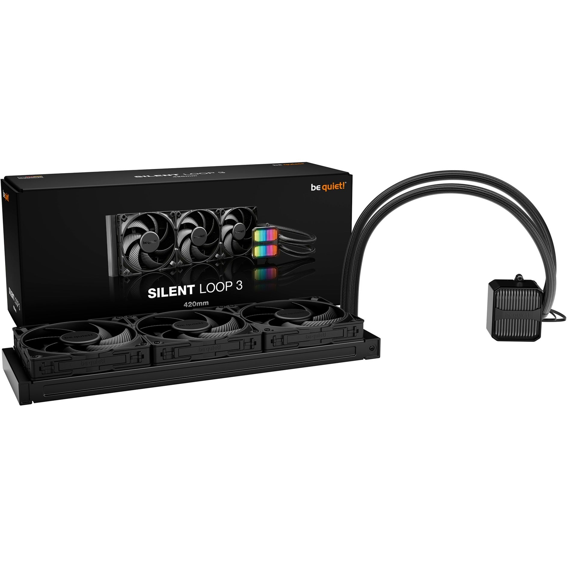 Silenzio! silent loop 3 420 raffreddamento ad acqua (nero, PWM a 4 pin)