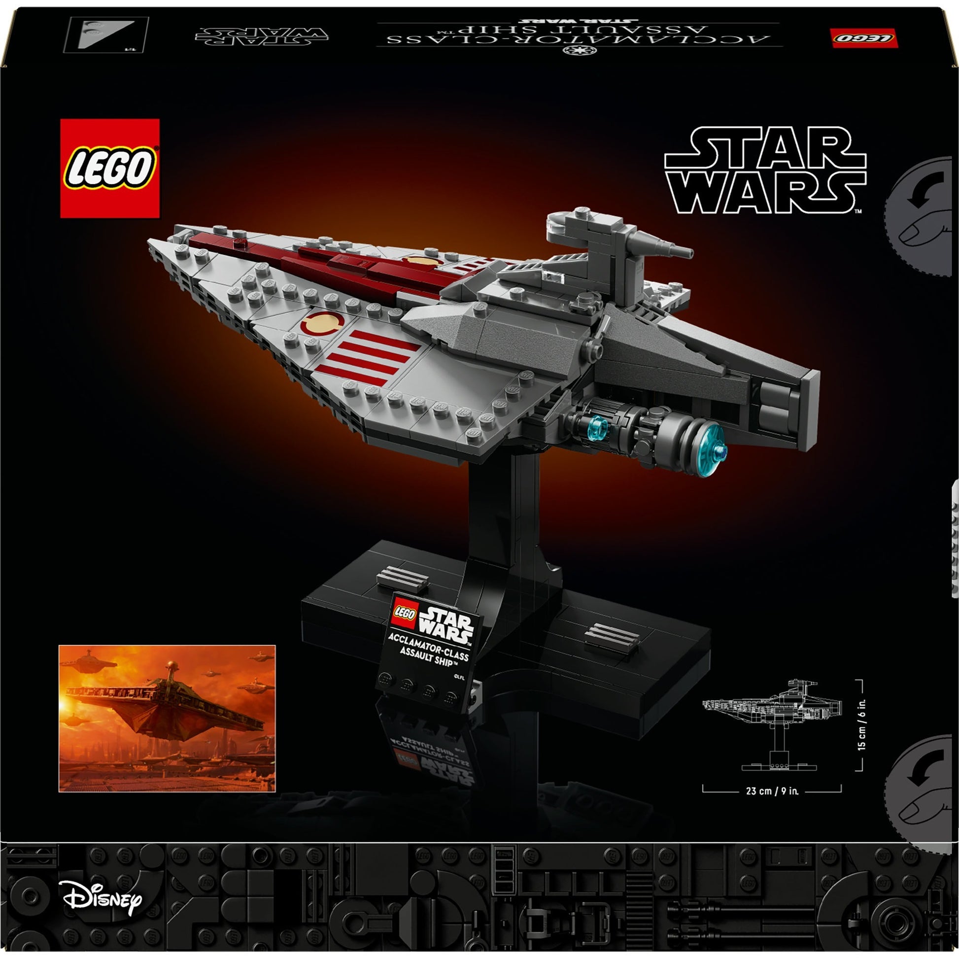 LEGO LEGO Star Wars 75404 Barco de asalto de clase aclamadora