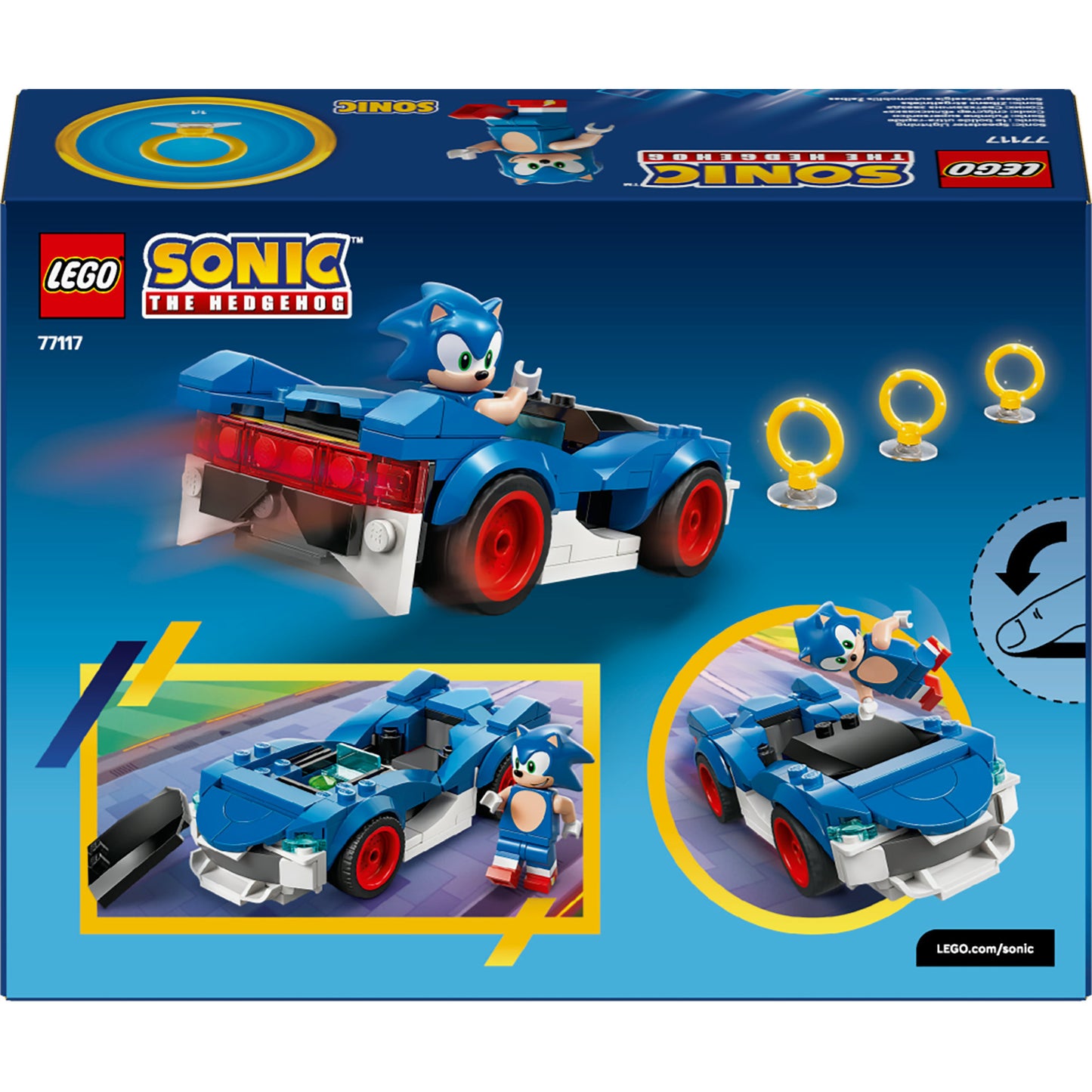 Lego Sonic 77117 Sonic Speedster Fulmine | 2 pezzi