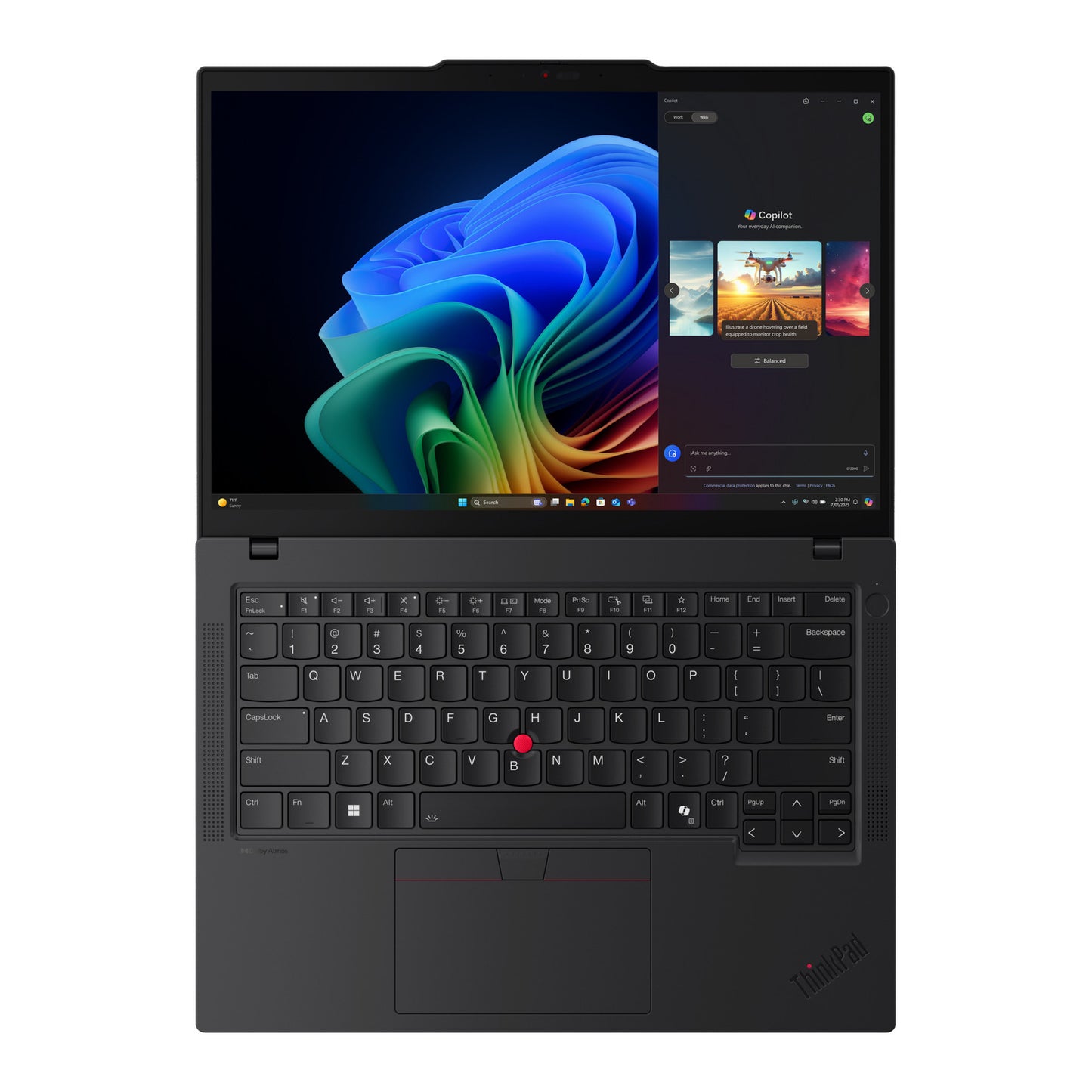Lenovo thinkpad t14 gen 6 (21qj0053mh) 14 copilot+ laptop (nero | ryzen ai 7 pro 350 | grafica radeon 860m | 32 GB | 1 TB SSD)