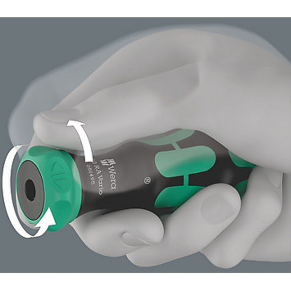 Wera kraftform kompakt vario ra, 7‑delig bitset (zwart groen)