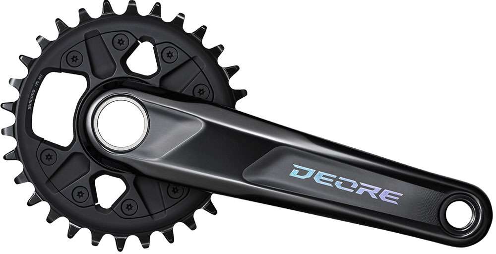 Shimano deore fc-m6100-1 biela 12 velocidades 30d