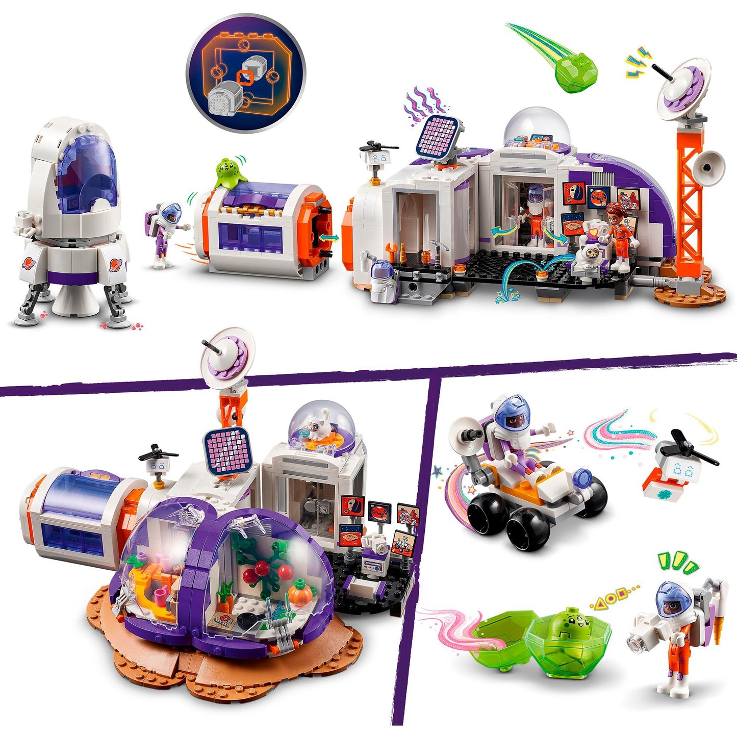 LEGO LEGO Friends 42605 Base spaziale su Marte e Rocket