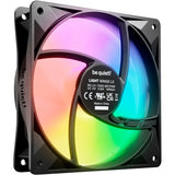 Be quiet! light wings lx pwm rgb case fans (zwart, 3 stuks, 120 x 120 x 25 mm) - afbeelding 2