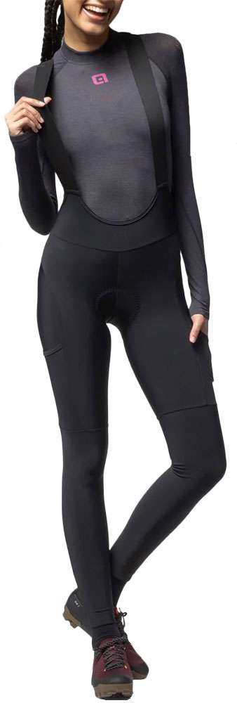 Alé stones cargo 2.0 - women's bib shorts with pad